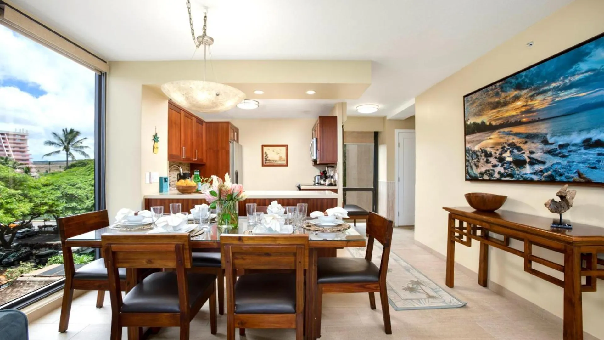 Kbm Resorts Free Car Mahana Oceanfront 2-Bedroom Condo With Beautiful Nightly Sunsets Mah-611 アパート カアナパリ